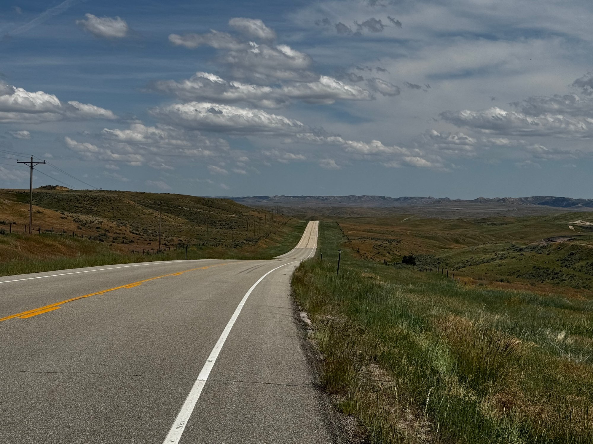 wyoming road - near buffalo